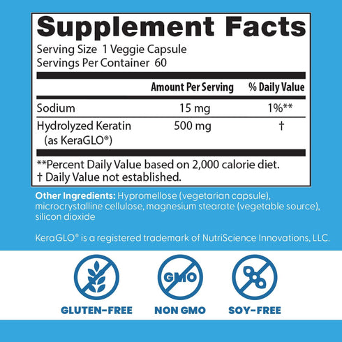 Keratin 500mg-Doctor's Best-Matakana Pharmacy